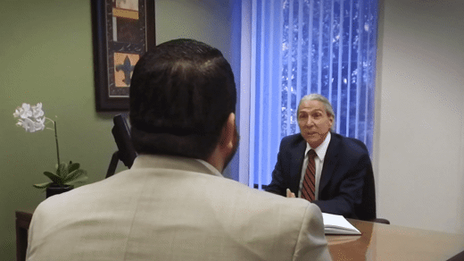 Attorney client discussing